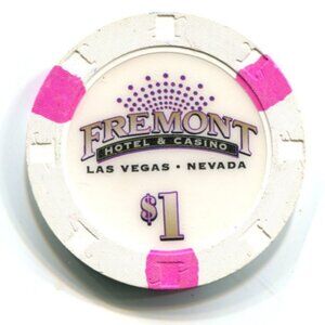 Fremont Hotel & Casino Las Vegas $1 Gaming Chip (b251-4)